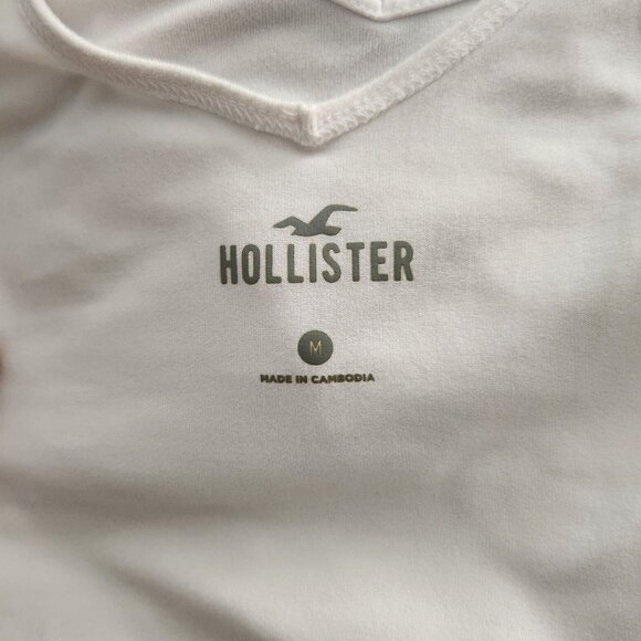 Hollister Basic White Tank Top Womens Size  M - Picture 2 of 7